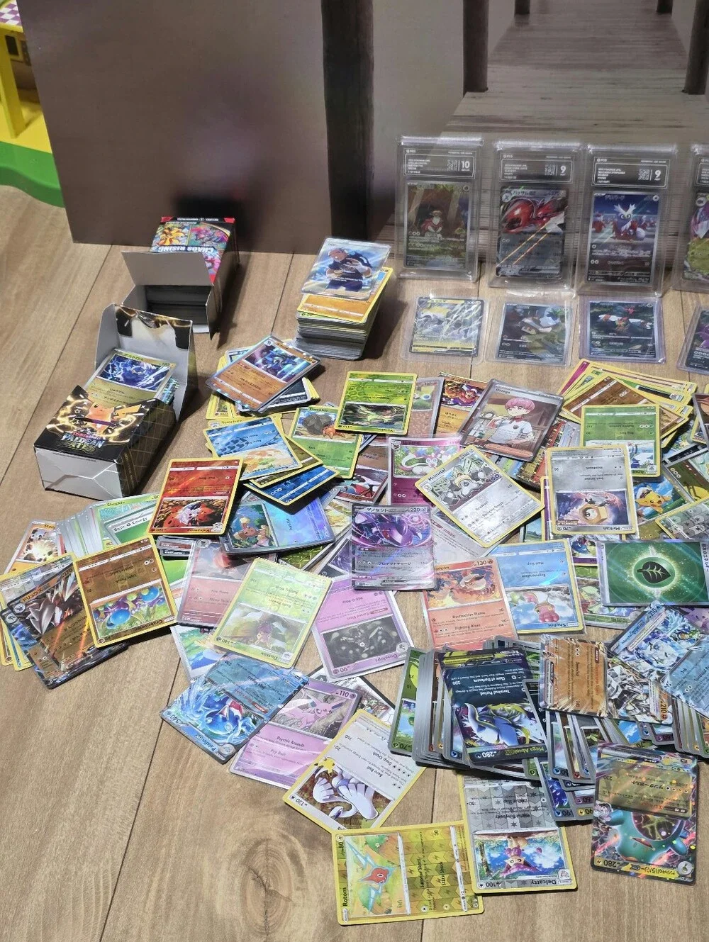 Mixed Trading Card Lot - Multicolor Collectible Cards Graded Pokemon